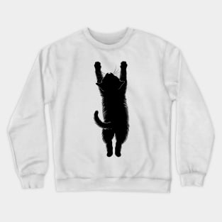 Hanging Cat Crewneck Sweatshirt